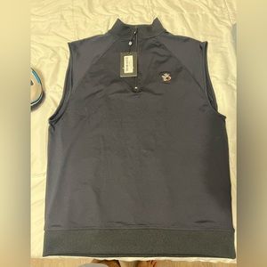 FootJoy Half-Zip Jersey Vest - Medium- Men's , Black- NWT